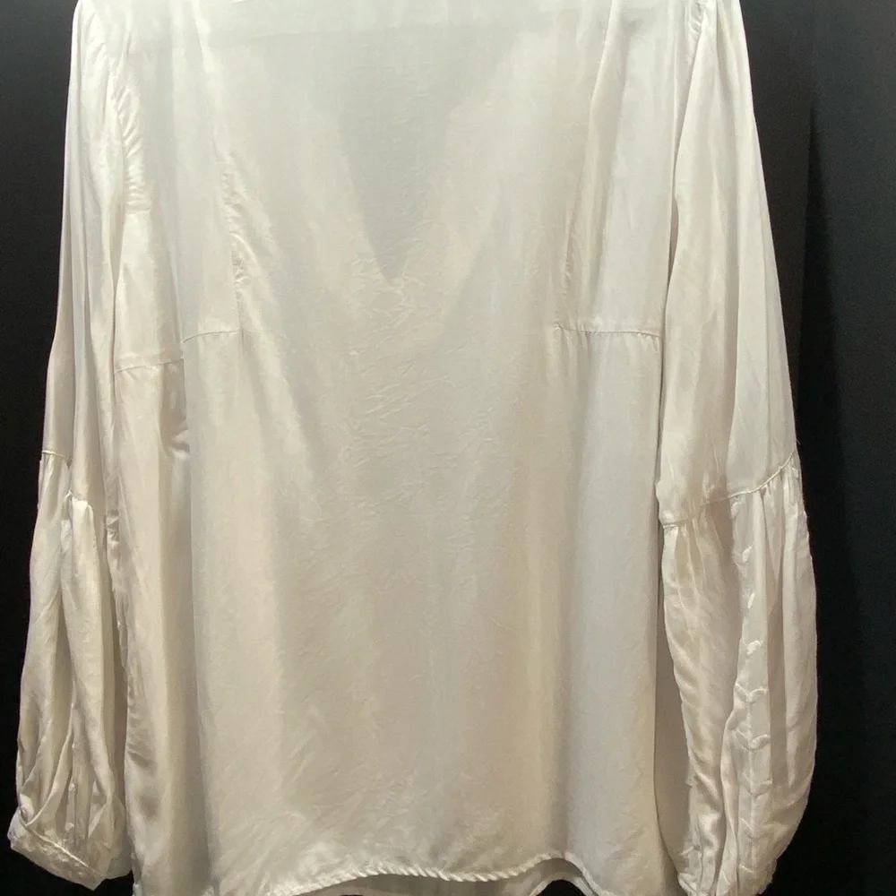 Solitaire Ivory Embroidered Blouse - Picture 3 of 5